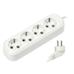 Удлинитель 5м 4гн зем Smartbuy 16А/3,5кВт ПВС 3х1,0 (SBE-16-4-05-Z) (1/30)