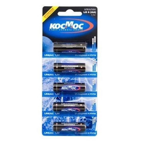 Эл. пит. AA alkaline BL05 Космос отрывные (60)