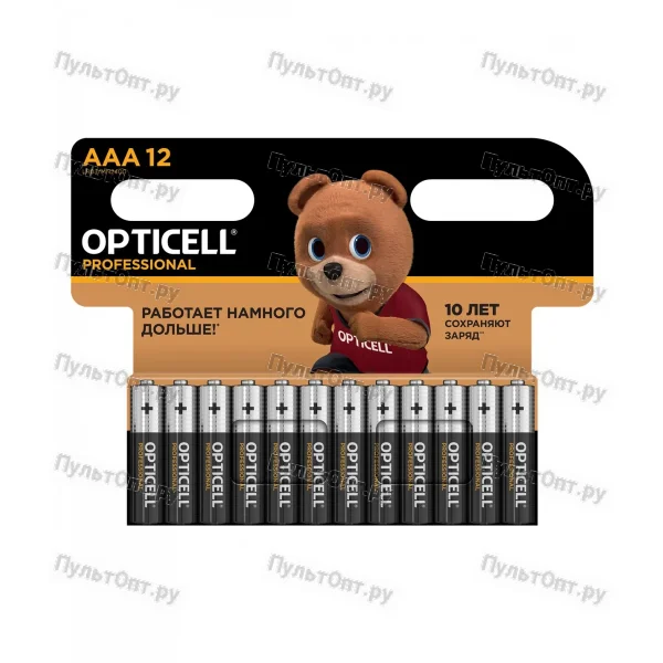 Эл. пит. OPTICELL PROFESSIONAL LR03 BL12 (12/144)