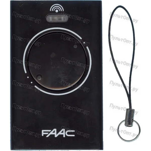 Пульт FAAC XT2 868 SLH LR model 7870091 2-х канальный черный для шлагбаума и ворот