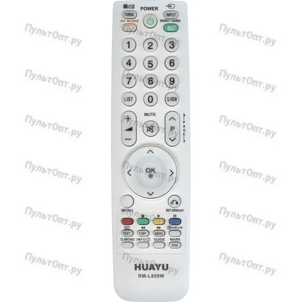 Универсальный пульт Huayu для LG RM-L859W белый