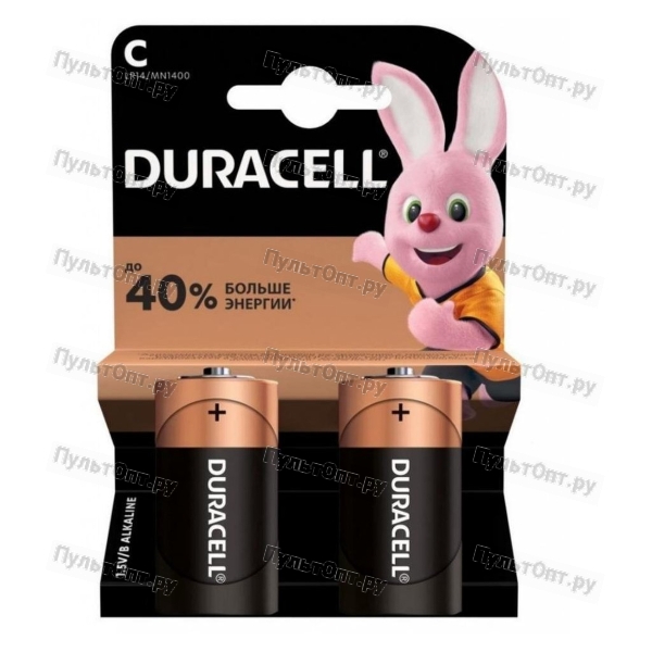 Эл. пит. Duracell LR14 BL2 PLUS (2/20/6440)