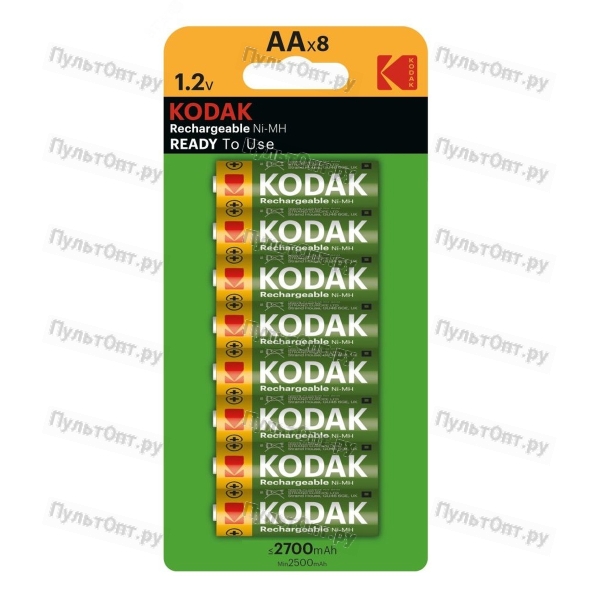 Аккумулятор Kodak HR6-8BL 2700mAh (8/48/384/16128)