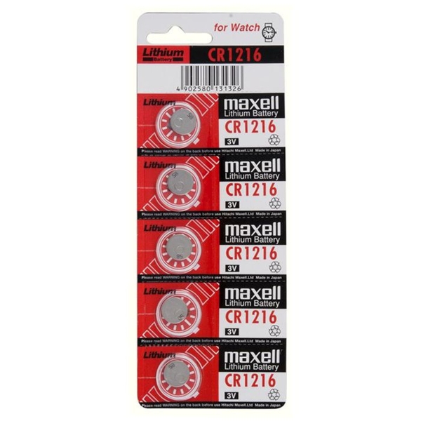 Эл. пит. CR1216 BL5 Maxell (5/100)