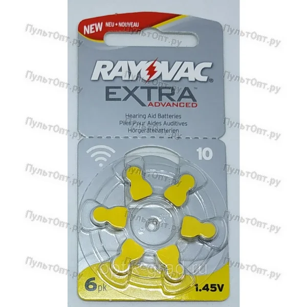 Эл. пит. ZA10 Zinc Air BL8 Rayovac Acoustic (80)