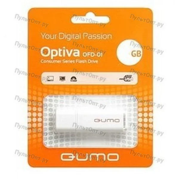USB 64GB Qumo Optiva 01 белый