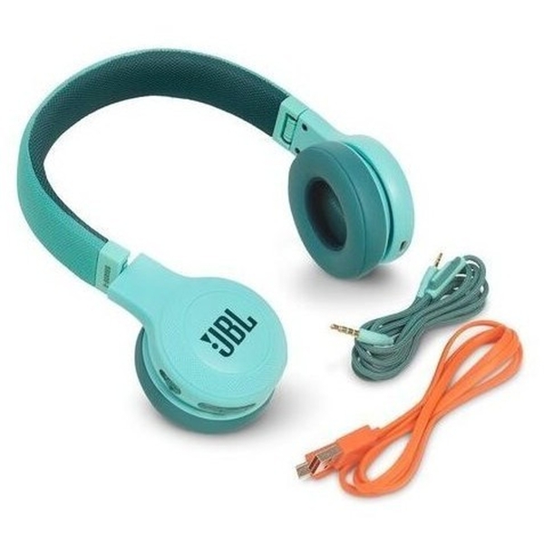 Беспроводные накладные наушники JBL E45BT бирюзовые (1/4)