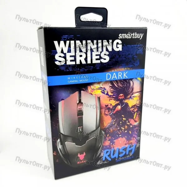 Мышь беспроводная Smartbuy 733AGG RUSH Dark игровая USB черный