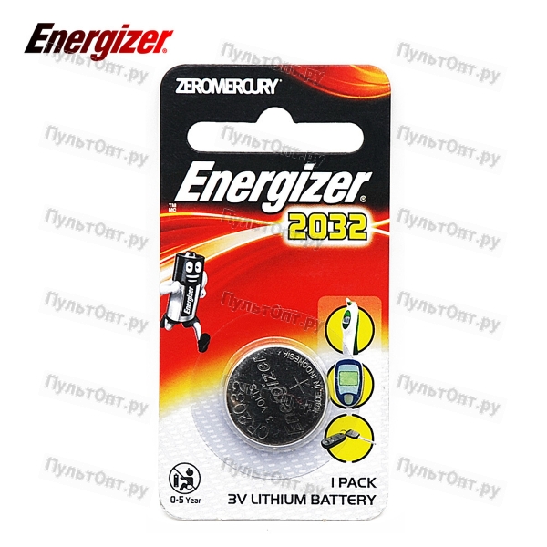 Эл. пит. CR2032 BL1 Energizer (1/10)