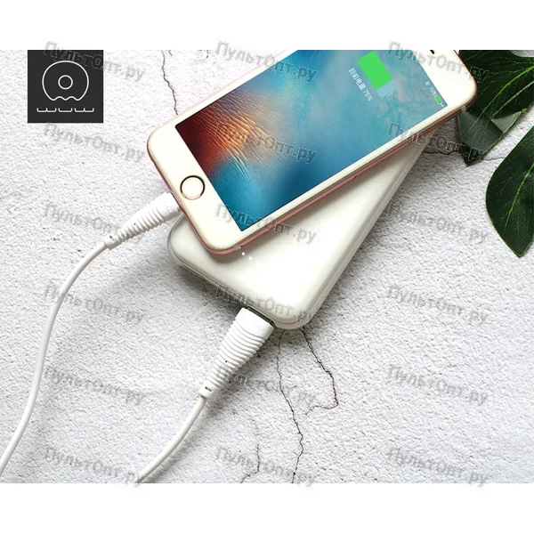 USB кабель Hoco WUW X76 Lightning 1.0A (белый)