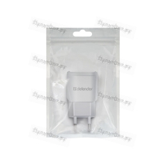Адаптер сетевой Defender EPA-13, белый, 2xUSB, 5V/2.1А, пакет (1/200)