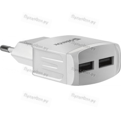 Адаптер сетевой Defender EPA-13, белый, 2xUSB, 5V/2.1А, пакет (1/200)