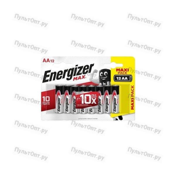 Эл. пит. Energizer НАБОР LR6 Max 6 AA + 6 AAA (12 бл) (72)