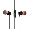 Наушники внутриканальные Hoco M28, Ariose, микрофон, кнопка ответа, кабель 1.2м, чёрный (1/18/