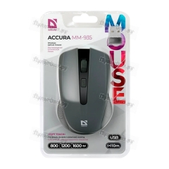 Мышь беспроводная Defender MM-935 Accura классическая USB черный (1/40)