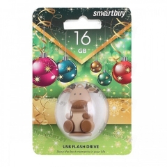USB 16GB Smartbuy Wild series Олень касабланка-Q коричневый