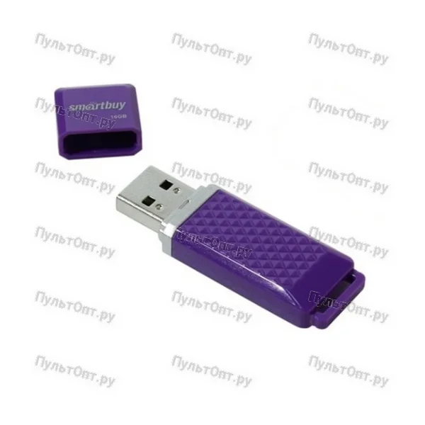 USB 16GB Smartbuy Quartz фиолетовый