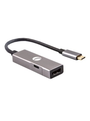 Aдаптер USB 3.1 Type-Cm --> HDMI A(f) , 4K@60Hz, PD charging, Aluminum Shell, VCOM <CU452> (1/72)