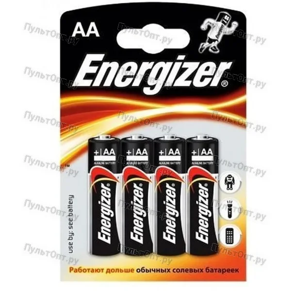 Эл. пит. AA alkaline BL4 Energizer MAX PLUS (96)