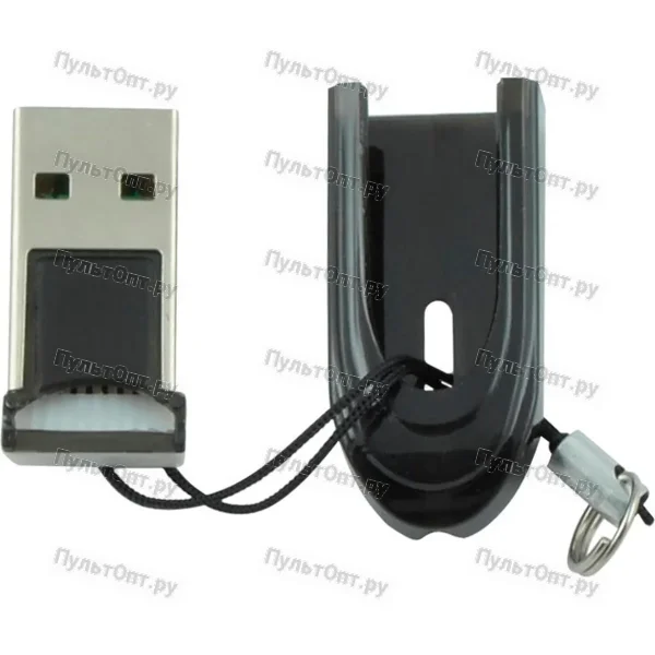 Картридер Smartbuy 710 USB2.0 microSD черный (1/20)