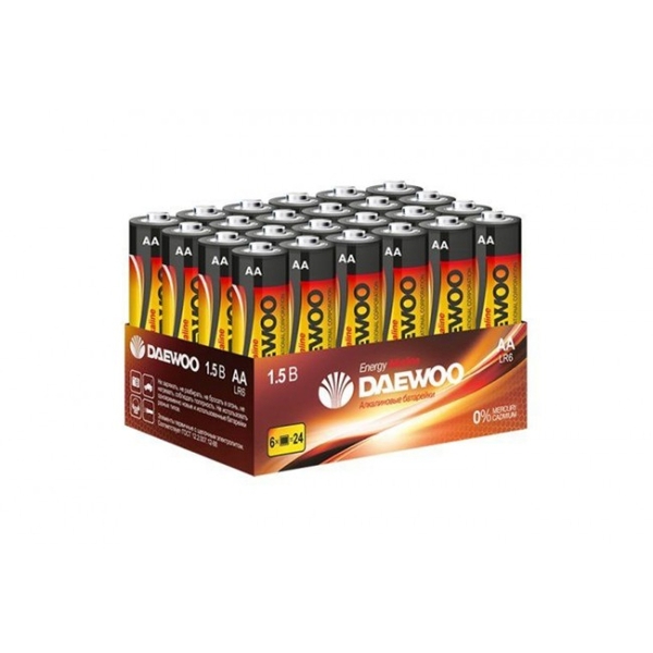 Эл. пит. AA alkaline BOX24 Daewoo ENERGY (24)