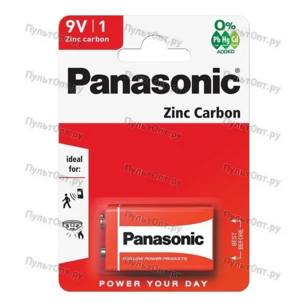 Эл. пит. крона alkaline BL1 Panasonic Zinc Carbon (12/60)