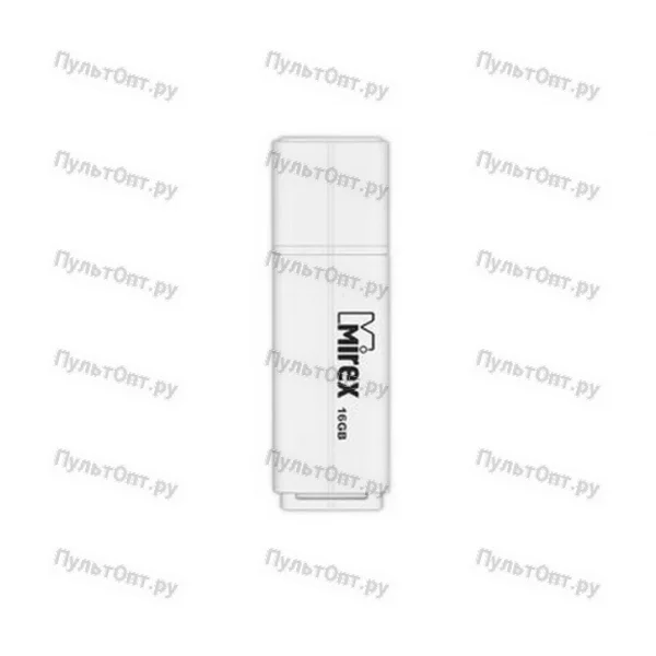 USB 16GB Mirex LINE белый (ecopack)
