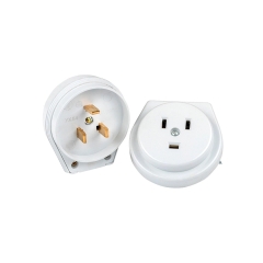 Разъем печной Прогресс с/у пластиковый с/з белый (1/6/72)