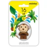 USB 16GB Smartbuy Wild series Обезьяна коричневый