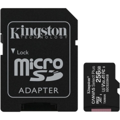 SDXC 256GB Kingston Class 10 UHS-I U3 V10 Canvas Select Plus (100 Mb/s)