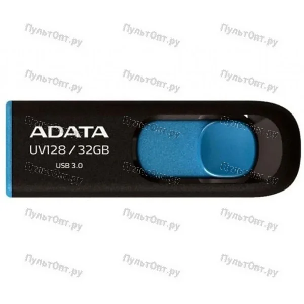 USB 3.0 32GB A-Data UV128 чёрный/синий