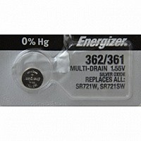 Батарейка Maxell 361/362 BL1 Silver Oxide 1.55V 0%Hg (1/10/100)