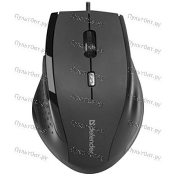 Мышь Defender Accura MM-362, черный, USB, проводная, 6 кнопок, 800-1600 dpi
