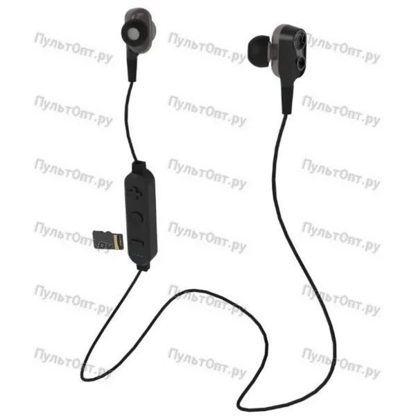 Гарнитура Ritmix RH-495BTH, черный, Bluetooth, MP3-плеер (1/40)