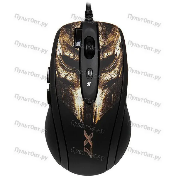 Мышь A4 XL-750BH рисунок лазерная (3600dpi) USB2.0 игровая (6but)