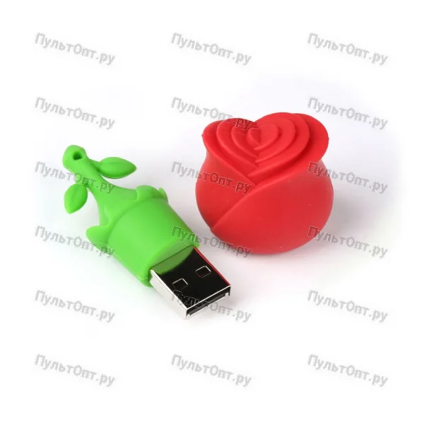 USB 32GB Smartbuy Wild series Роза красный