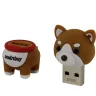 USB 32GB Smartbuy Wild series Собачка Акита коричневый