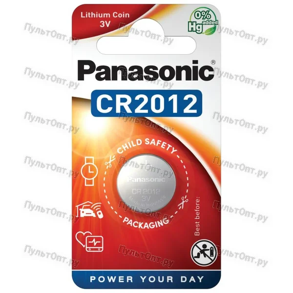 Эл. пит. CR2012 BL1 Panasonic Power Cells (1/12)