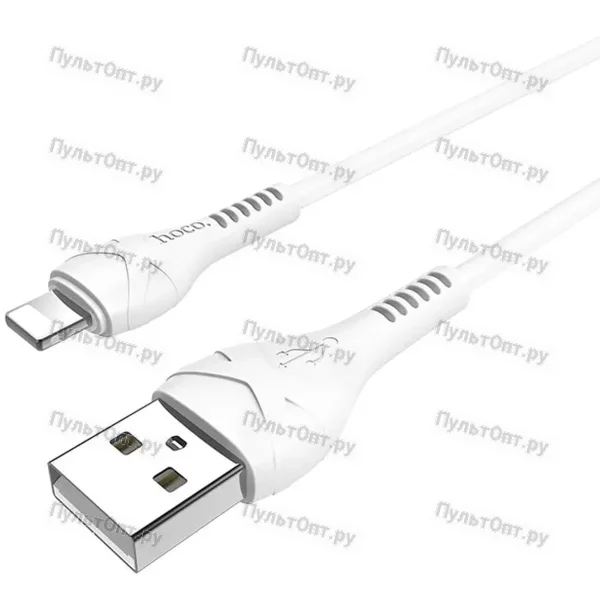 Кабель USB - 8 pin Hoco X37 Cool power (белый)