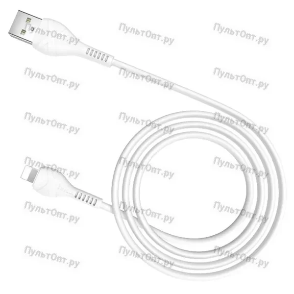Кабель USB - 8 pin Hoco X37 Cool power (белый)