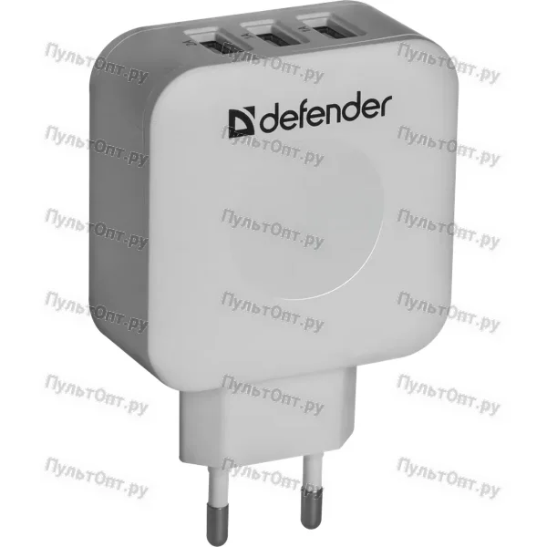 Адаптер сетевой Defender UPA-30, 3xUSB, 5V/4A (1/100)