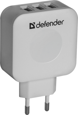 Адаптер сетевой Defender UPA-30, 3xUSB, 5V/4A (1/100)
