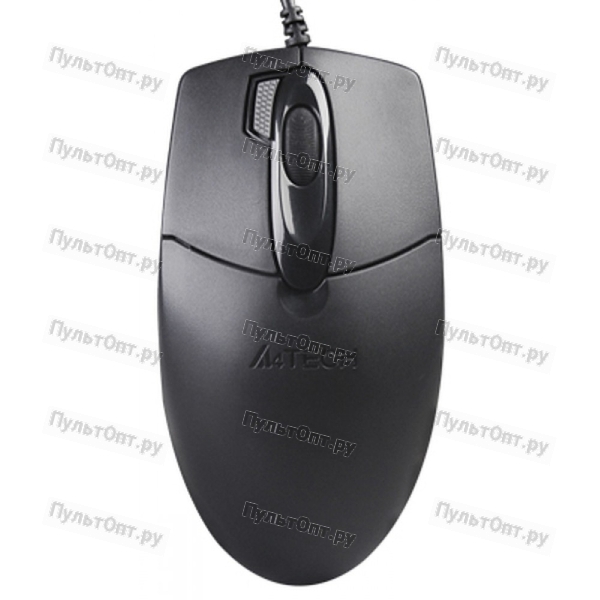Мышь A4TECH OP-720 черный оптическая (800dpi) USB1.1 (2but)