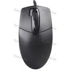 Мышь A4TECH OP-720 черный оптическая (800dpi) USB1.1 (2but)