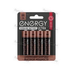 Эл. пит. Energy Ultra LR6/4B (АА) (4/40/320)