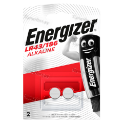 Батарейка Energizer G12/LR1142/LR43/386A/186 BL2 Alkaline 1.5V (2/20/200)