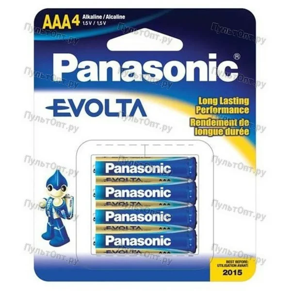 Эл. пит. AAA alkaline BL04 Panasonic Evolta (48)