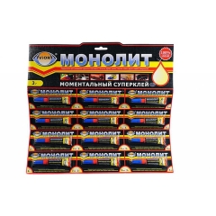 Супер-клей Aviora МОНОЛИТ 3г универсальный BL12 (12)