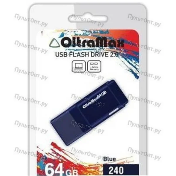 USB 64GB OltraMax 240 синий