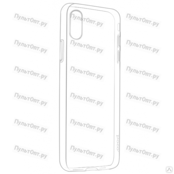 Чехол Hoco Light series TPU case for iPhone XS Max Прозрачный